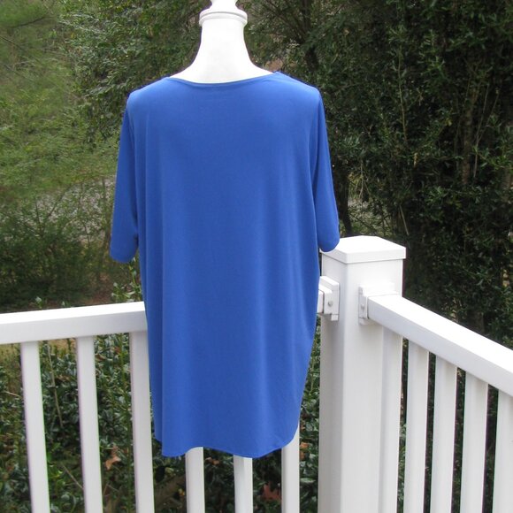 Susan Graver Modern Essentials liquid knit elbow sleeve tunic top shirt 1X - Picture 6 of 6